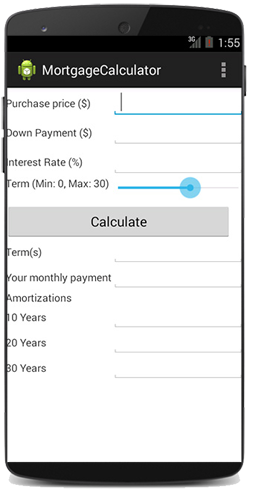 mortgage calculator android